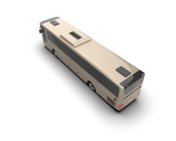 Realistic bus isolated on background. 3d rendering - illustration png