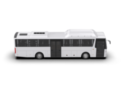 Realistic bus isolated on background. 3d rendering - illustration png