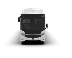 Realistic bus isolated on background. 3d rendering - illustration png
