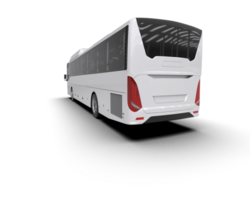 Realistic bus isolated on background. 3d rendering - illustration png