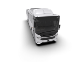 Realistic bus isolated on background. 3d rendering - illustration png