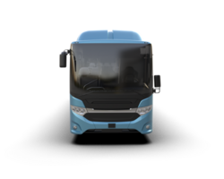 Realistic bus isolated on background. 3d rendering - illustration png