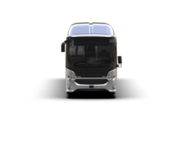 Realistic bus isolated on background. 3d rendering - illustration png