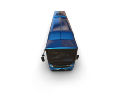 Realistic bus isolated on background. 3d rendering - illustration png