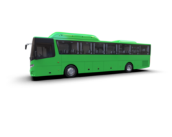 Realistic bus isolated on background. 3d rendering - illustration png