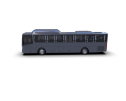 Realistic bus isolated on background. 3d rendering - illustration png