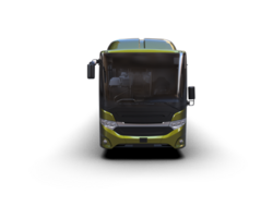 Realistic bus isolated on background. 3d rendering - illustration png