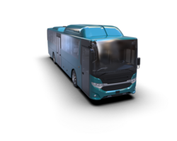 Realistic bus isolated on background. 3d rendering - illustration png