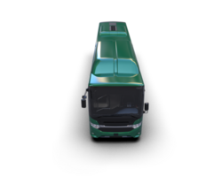Realistic bus isolated on background. 3d rendering - illustration png