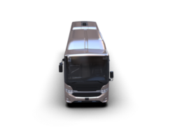 Realistic bus isolated on background. 3d rendering - illustration png