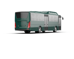 Realistic bus isolated on background. 3d rendering - illustration png