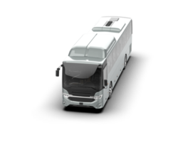 Realistic bus isolated on background. 3d rendering - illustration png