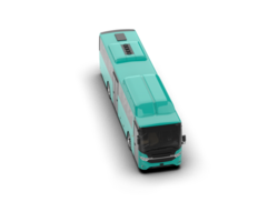 Realistic bus isolated on background. 3d rendering - illustration png