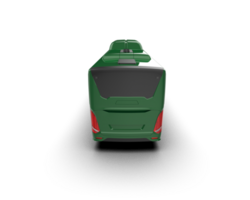 Realistic bus isolated on background. 3d rendering - illustration png