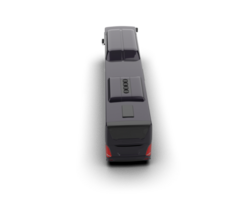 Realistic bus isolated on background. 3d rendering - illustration png