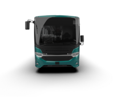 Realistic bus isolated on background. 3d rendering - illustration png