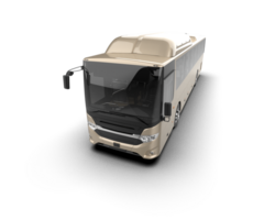 Realistic bus isolated on background. 3d rendering - illustration png