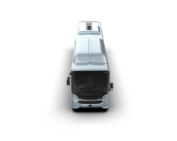 Realistic bus isolated on background. 3d rendering - illustration png