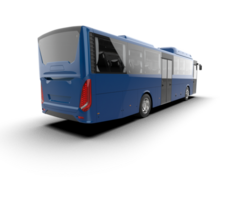 Realistic bus isolated on background. 3d rendering - illustration png