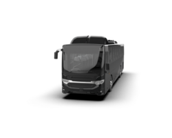 Realistic bus isolated on background. 3d rendering - illustration png