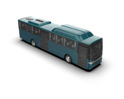 Realistic bus isolated on background. 3d rendering - illustration png