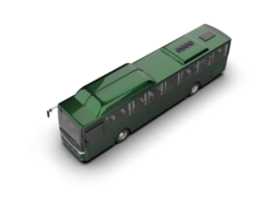 Realistic bus isolated on background. 3d rendering - illustration png