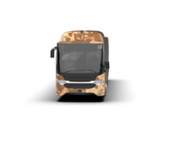 Realistic bus isolated on background. 3d rendering - illustration png