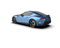 realista esporte carro isolado em fundo. 3d Renderização - ilustração png