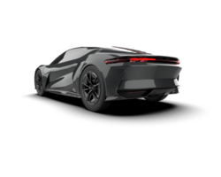 realista esporte carro isolado em fundo. 3d Renderização - ilustração png