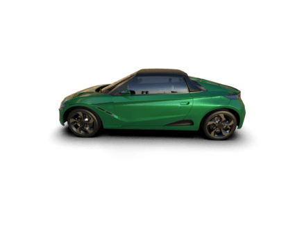 realista deporte coche aislado en antecedentes. 3d representación - ilustración png