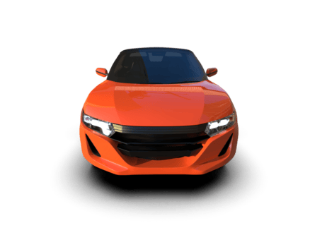 realista deporte coche aislado en antecedentes. 3d representación - ilustración png