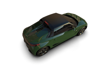 realista deporte coche aislado en antecedentes. 3d representación - ilustración png