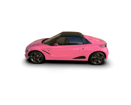 realista deporte coche aislado en antecedentes. 3d representación - ilustración png