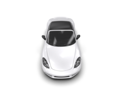 realista esporte carro isolado em fundo. 3d Renderização - ilustração png