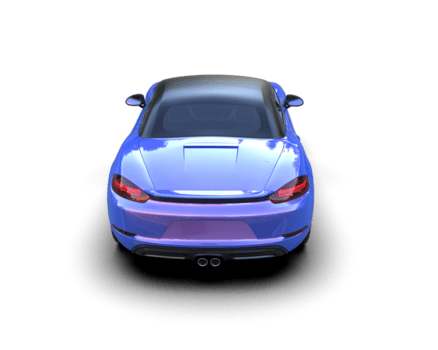 realistisk sport bil isolerat på bakgrund. 3d tolkning - illustration png