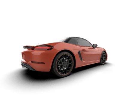 realista deporte coche aislado en antecedentes. 3d representación - ilustración png