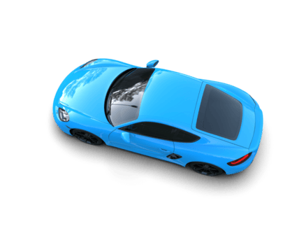 realista deporte coche aislado en antecedentes. 3d representación - ilustración png