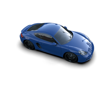 realista deporte coche aislado en antecedentes. 3d representación - ilustración png