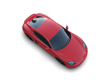 realista deporte coche aislado en antecedentes. 3d representación - ilustración png