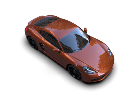 realista deporte coche aislado en antecedentes. 3d representación - ilustración png