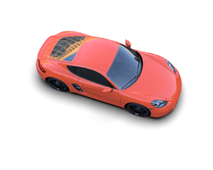 realista deporte coche aislado en antecedentes. 3d representación - ilustración png