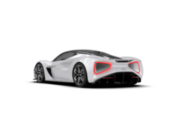 realista esporte carro isolado em fundo. 3d Renderização - ilustração png