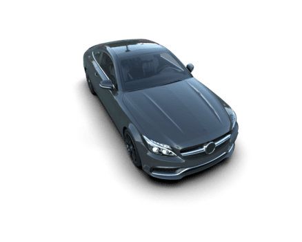 realistisk sport bil isolerat på bakgrund. 3d tolkning - illustration png