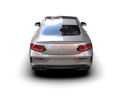 realistisk sport bil isolerat på bakgrund. 3d tolkning - illustration png