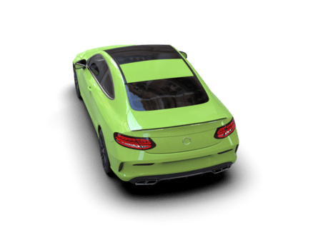 realistisk sport bil isolerat på bakgrund. 3d tolkning - illustration png