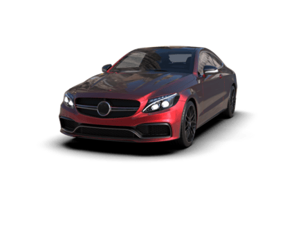 realistisk sport bil isolerat på bakgrund. 3d tolkning - illustration png