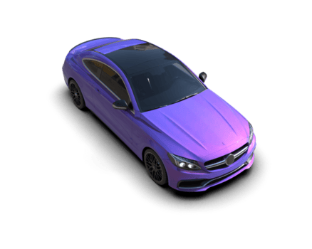 realistisk sport bil isolerat på bakgrund. 3d tolkning - illustration png