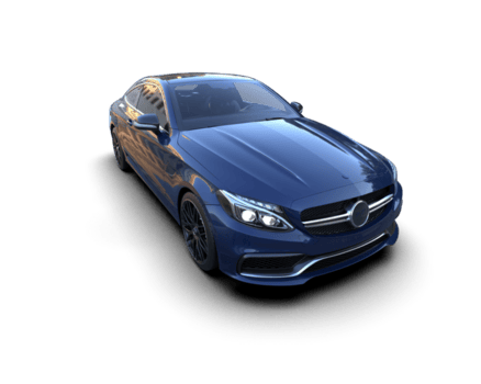 realistisk sport bil isolerat på bakgrund. 3d tolkning - illustration png