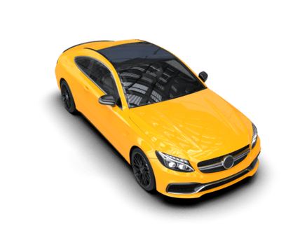 realistisk sport bil isolerat på bakgrund. 3d tolkning - illustration png