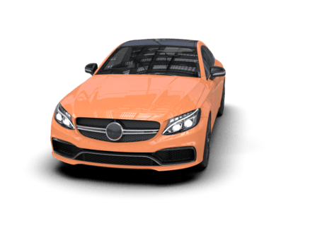 realistisk sport bil isolerat på bakgrund. 3d tolkning - illustration png